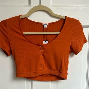 NWT.  Garage Crop Top